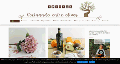 Desktop Screenshot of cocinandoentreolivos.com